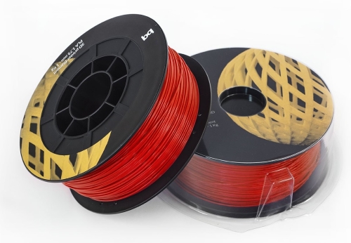 PLA пластик BQ для 3D принтера 1,75 мм рубиново-красный