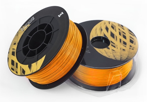PLA пластик BQ для 3D принтера 1,75 мм витаминный апельсин