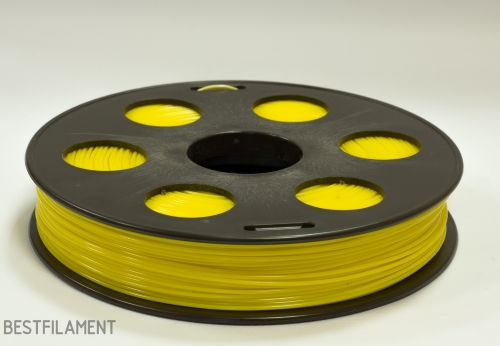 ABS пластик BESTFILAMENT для 3D принтера 1,75 мм желтый