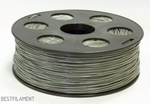 PLA пластик BESTFILAMENT для 3D принтера 1,75 мм серый