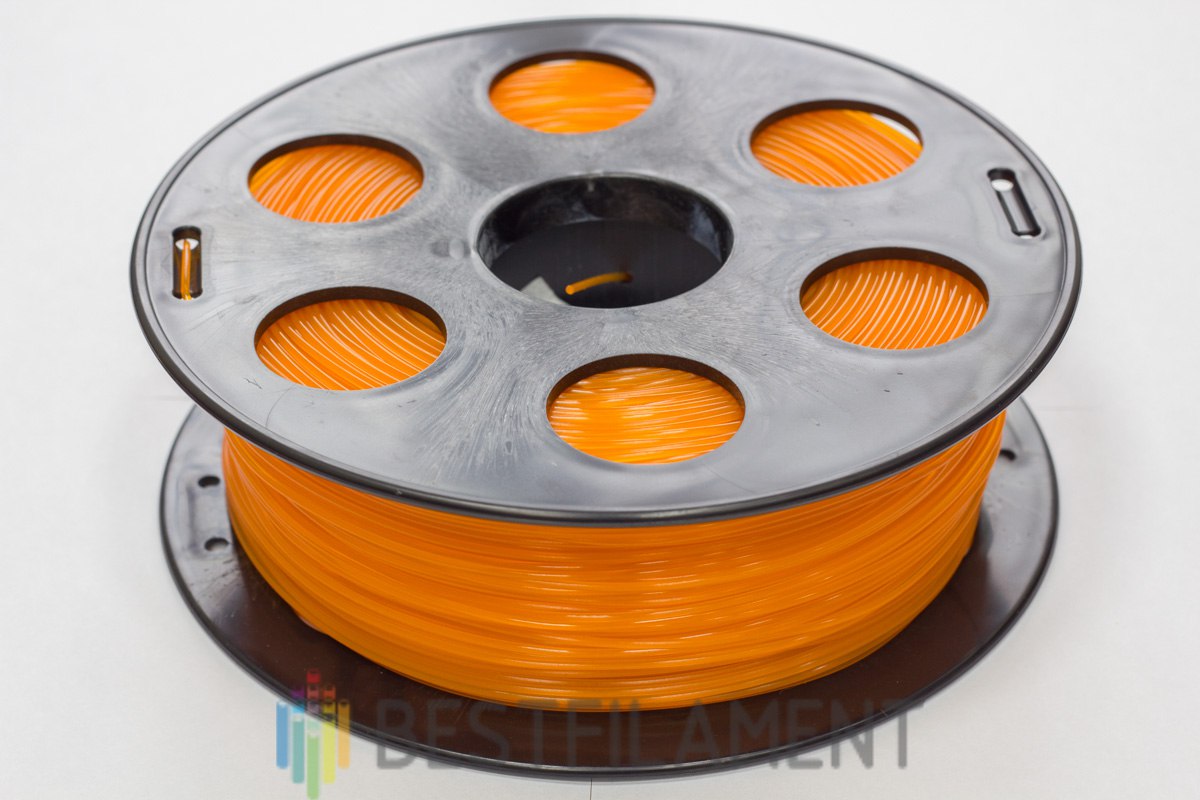 PLA пластик BESTFILAMENT для 3D принтера 1,75 мм оранжевый