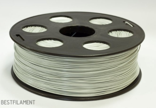 PLA пластик BESTFILAMENT для 3D принтера 1,75 мм светло-серый