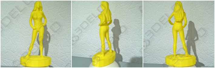 3D сувенир желтой амазонки