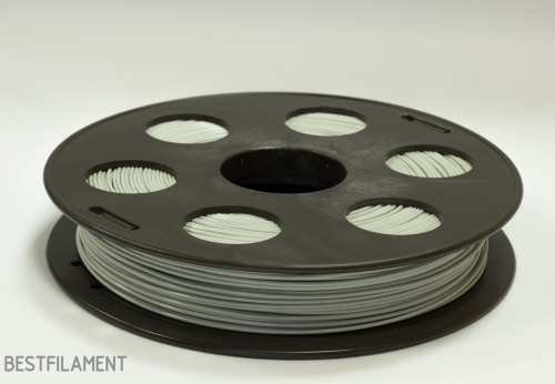 ABS пластик BESTFILAMENT для 3D принтера 1,75 мм светло-серый