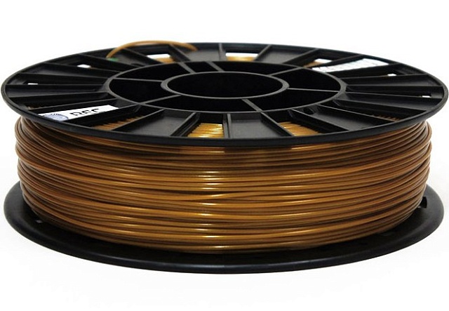 ABS пластик REC для 3D принтера 1,75 мм золотистый